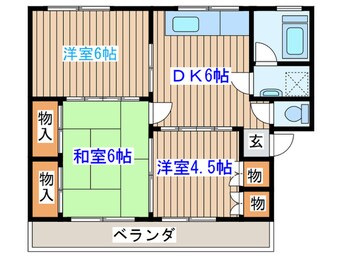 間取図 コーポ若菜