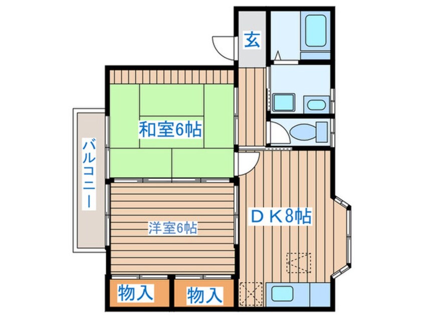 間取図 相原ハイツ