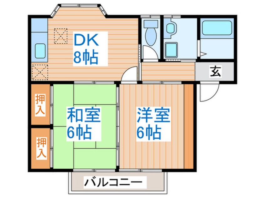 間取図 相原ハイツ