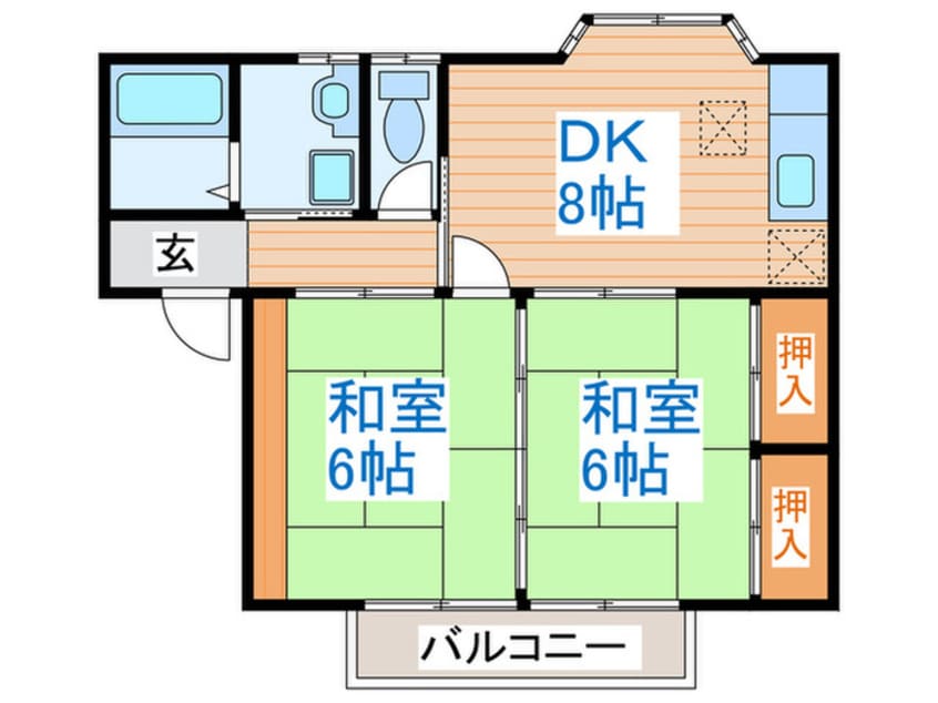 間取図 相原ハイツ