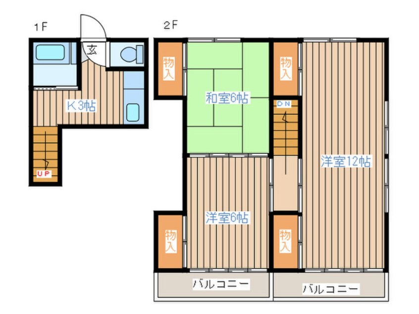 間取図 星アパート