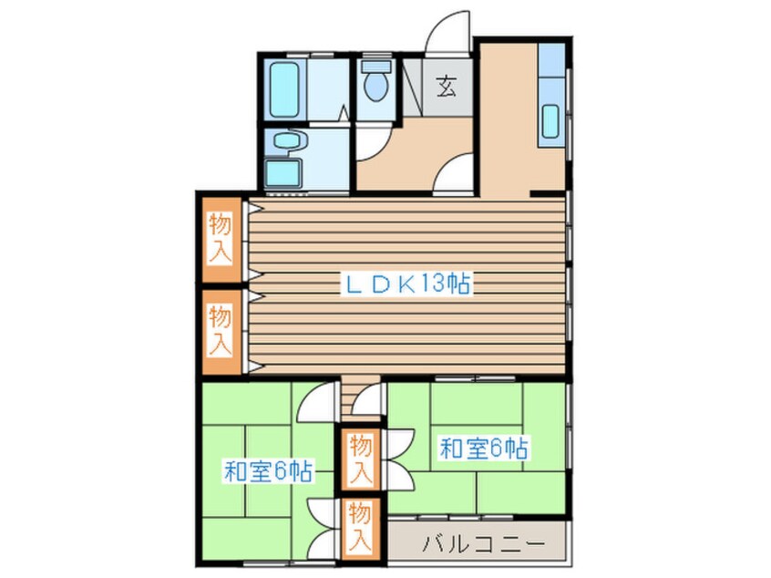 間取図 ファミール菅野