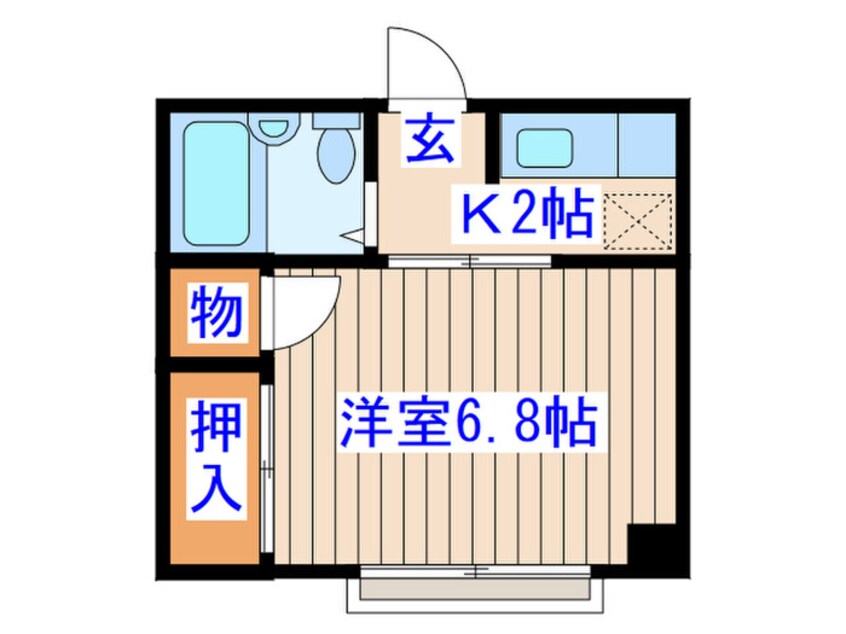 間取図 高野コーポ