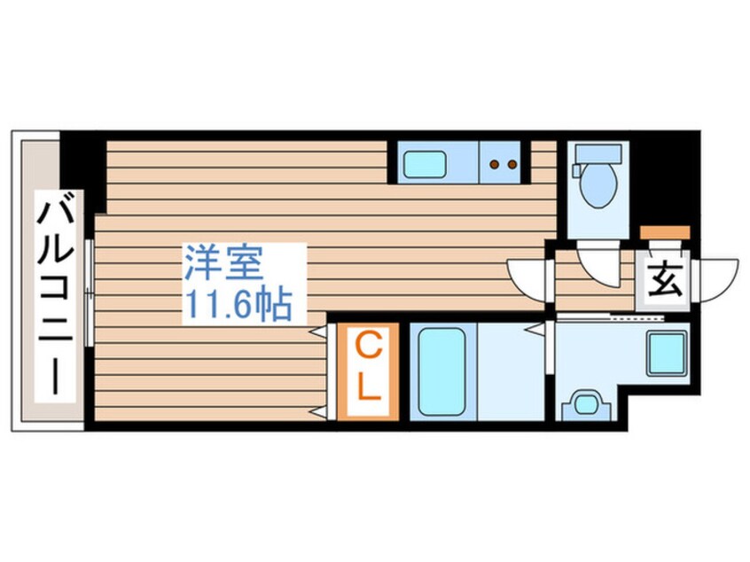間取図 アスコット南仙台駅前