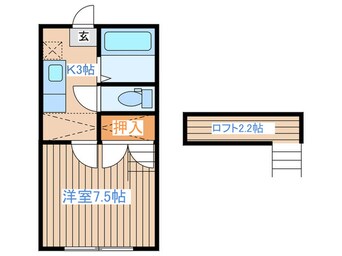 間取図 ヒルズ山の寺