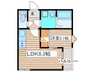 REGALEST泉中央 1LDKの間取り