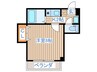 ハイツ秋田屋 1Kの間取り