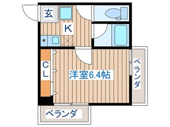 間取図 ハイツ秋田屋