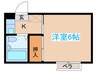 コンフォートレジデンス 1Kの間取り
