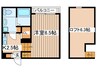 Green Hills kitayama 1Kの間取り