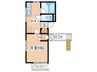 Ｃｕｂｂｙ2番館 1Kの間取り