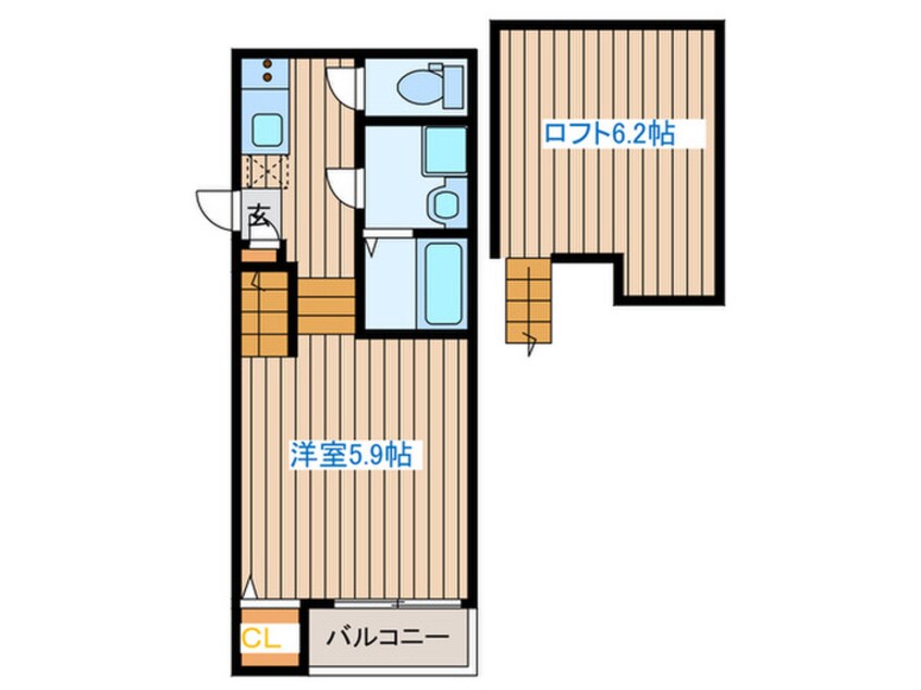 間取図 ハーモニーテラス西中田Ⅶ