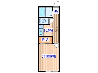 間取図 プリンスコ－ト原町