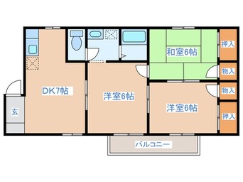 間取図 アメニティゾーン郡山