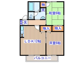 間取図 レジュウィールD