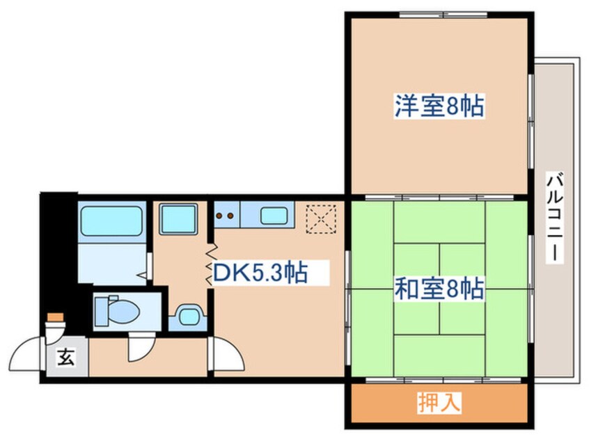 間取図 福室アベニュー
