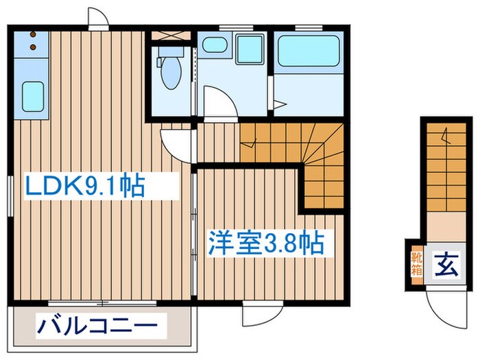 間取り図 八軒ヴィラ