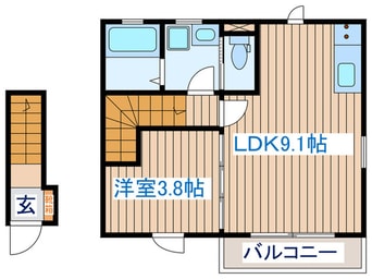 間取図 八軒ヴィラ