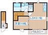 八軒ヴィラ 1LDKの間取り