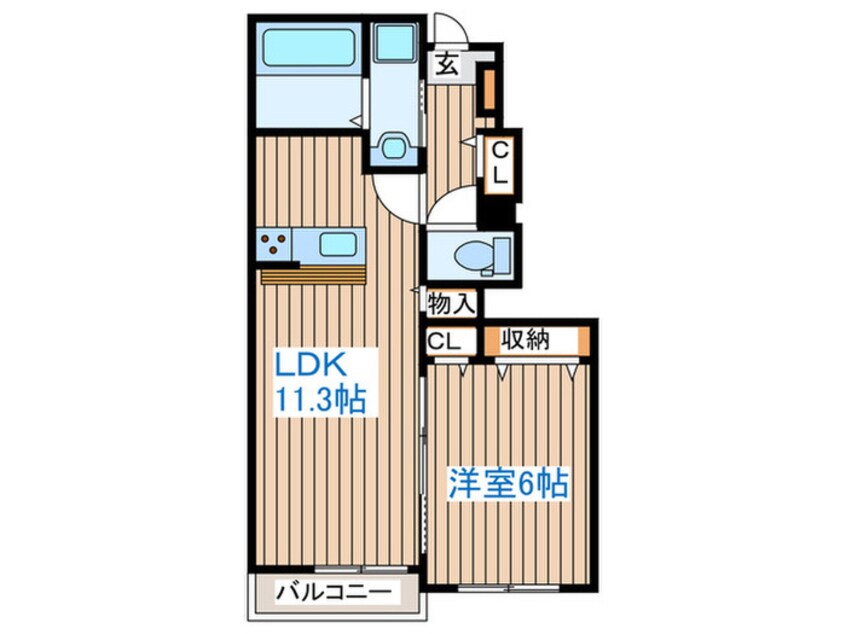 間取図 アパパネⅠ