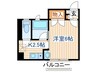 タウンMK　B棟 1Kの間取り