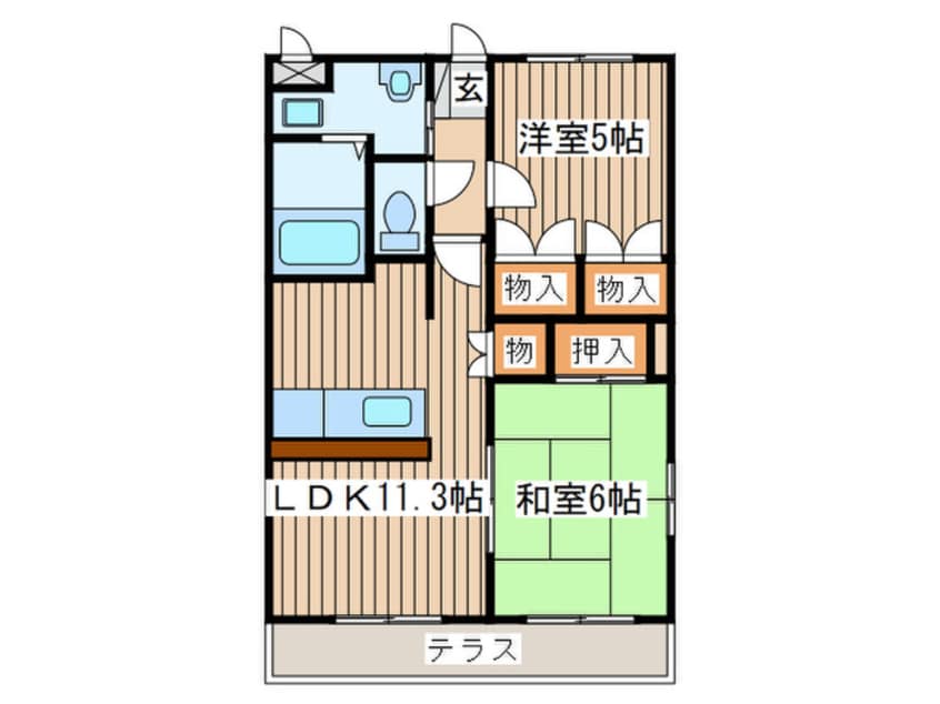 間取図 サンコート