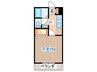 コーポＳＫⅢ 1Kの間取り