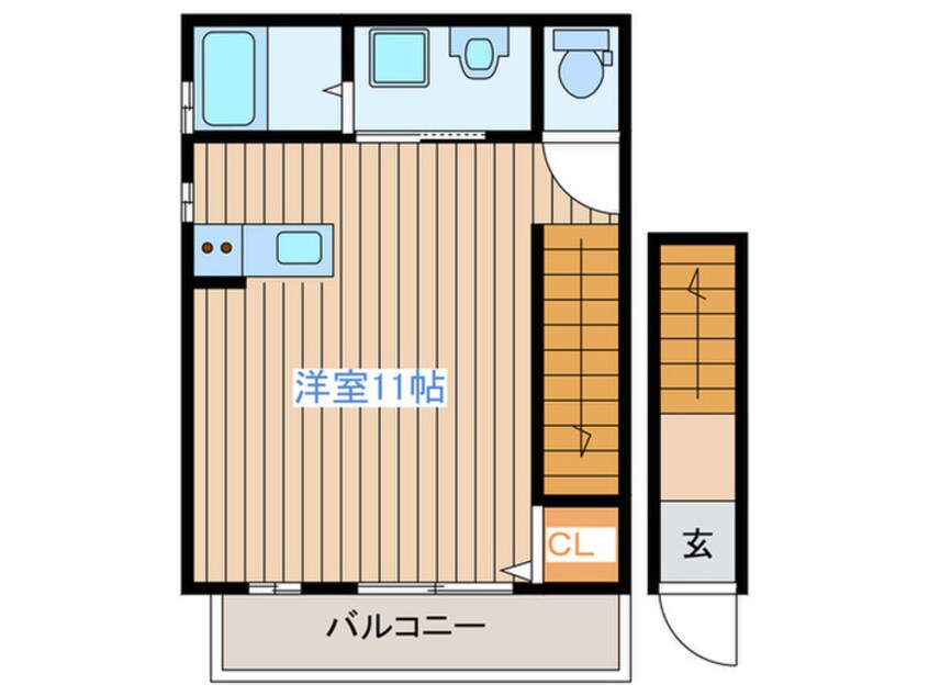 間取図 メトロコート六丁の目