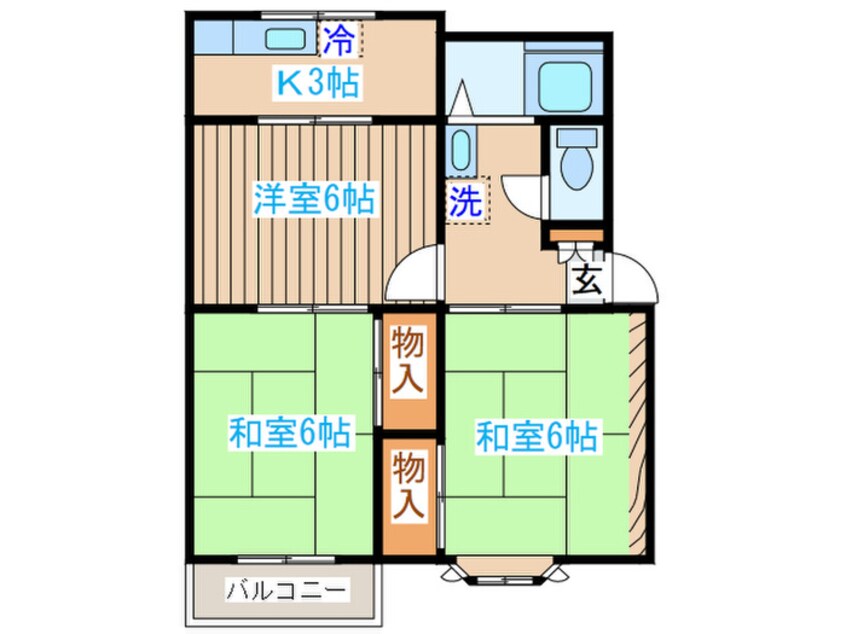 間取図 ファミールSS