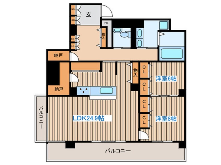 間取図 トロワフレール