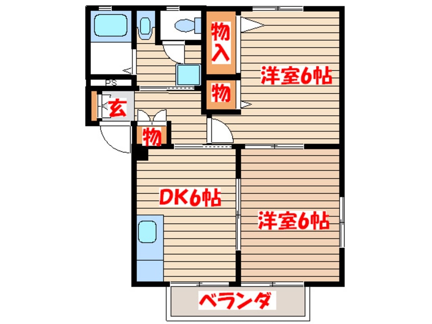 間取図 コージィーコート