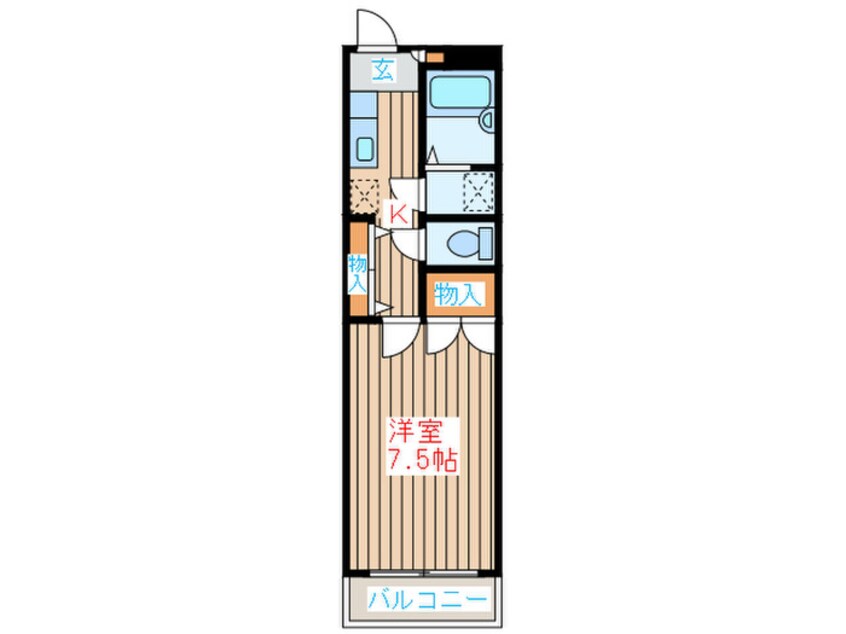 間取図 エスポアール新弓ノ町