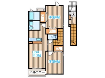 間取図 インフォローズ B