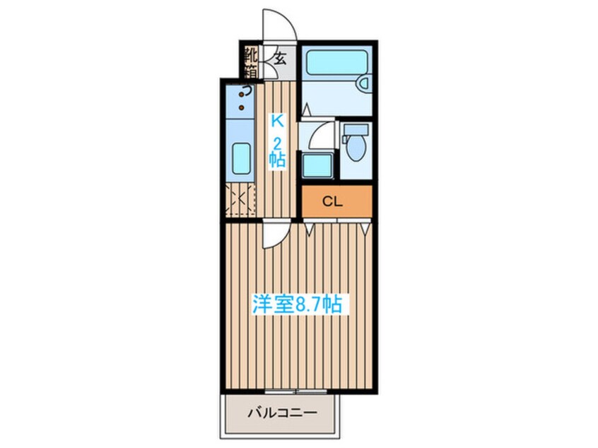 間取図 カーサプリメーラ向山