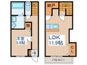 エストパル荒井の間取図