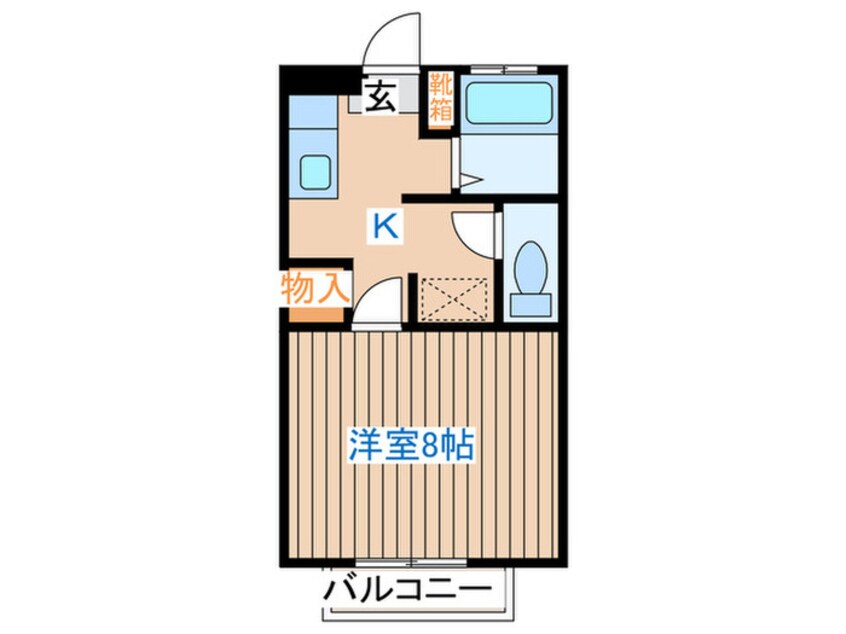 間取図 サングレート鈎取D棟