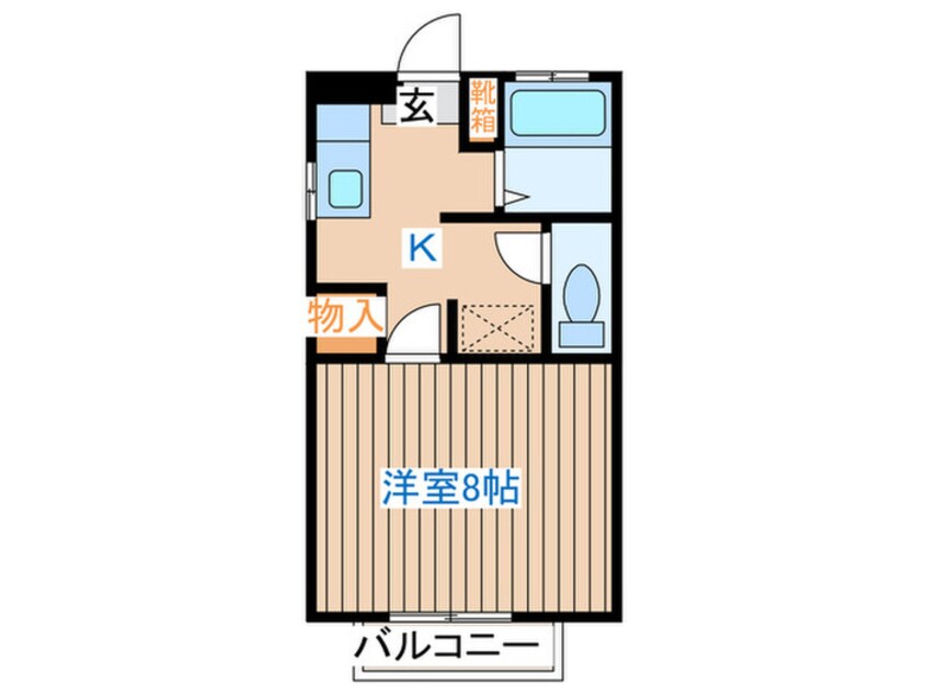 間取図 サングレート鈎取D棟