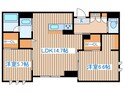 プレミアス上杉一丁目の間取図