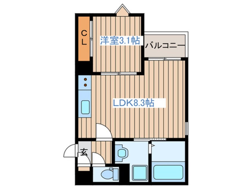 間取図 REGALESTフェリチタ仙台荒井
