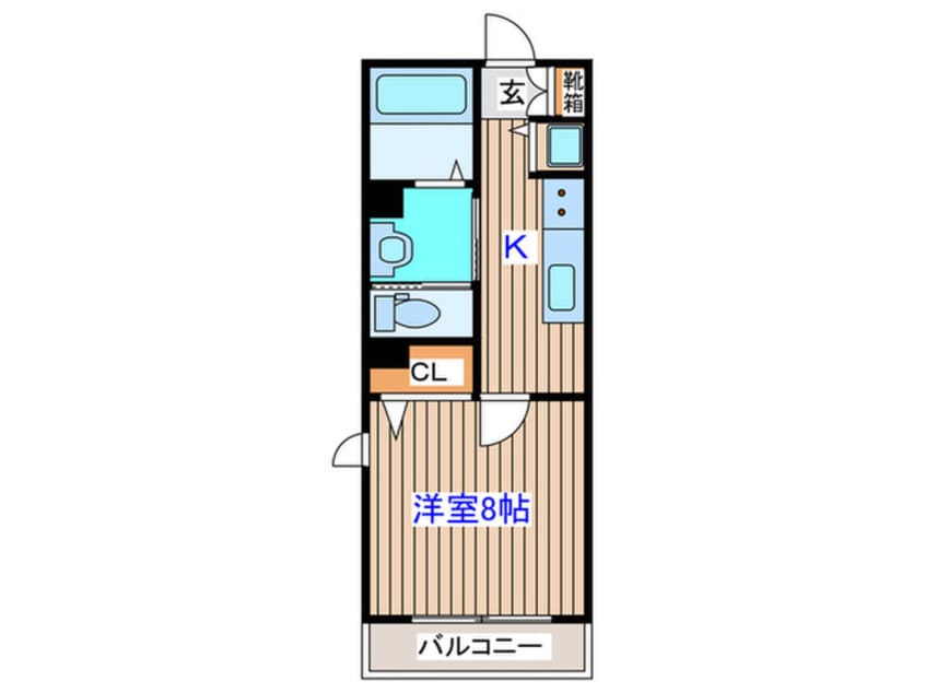 間取図 シャーメゾン真栄