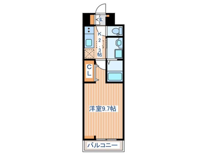 間取図 アリエッタ福室M