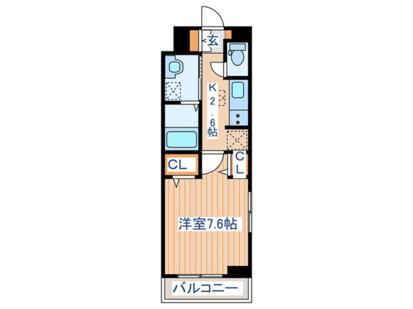 間取図 アリエッタ福室M