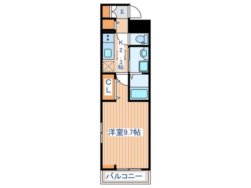 間取図 アリエッタ福室M