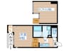 MONAKO Terrace 1Kの間取り