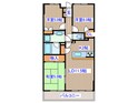 ドゥーエ仙台イーストの間取図