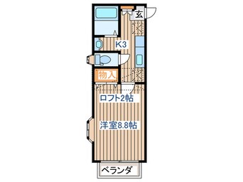 間取図 クレセール南吉成参番館