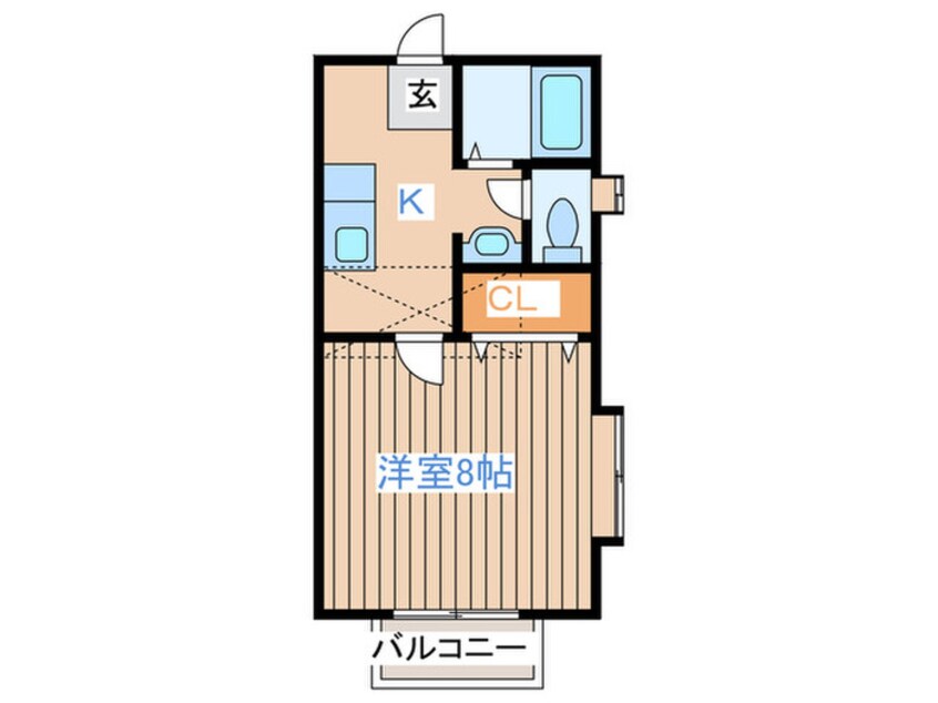 間取図 マーヴェラス荒井壱番館