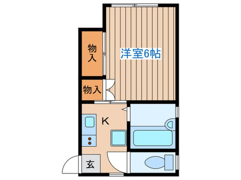 間取図 ヒルズ　コザン