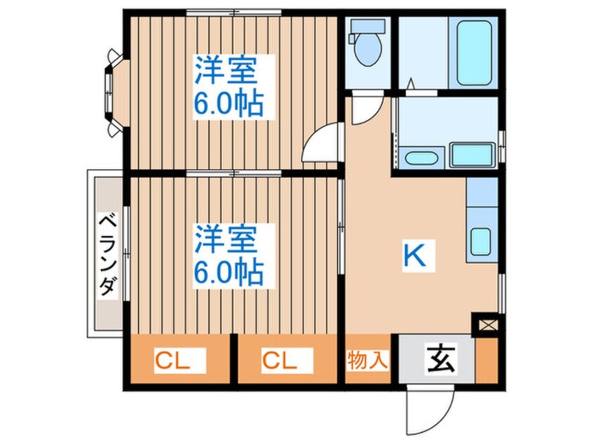 間取図 クレストサイド