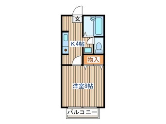 間取図 コーポ川原
